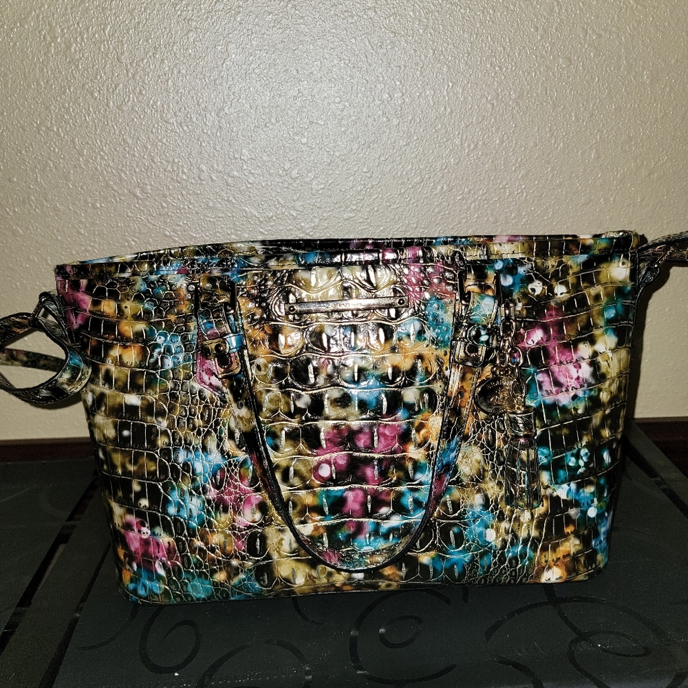 COPY - Brahmin mini asher purse bag crossbody fall colors